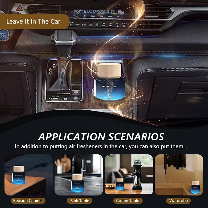 Car Air Freshener for Men & Women – Long-Lasting Amber Vanilla Essential Oil - Image 7