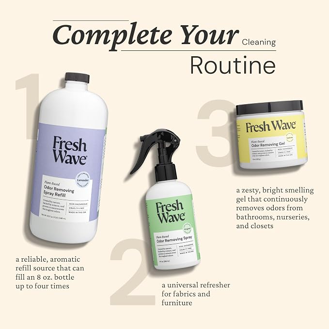 Fresh Wave Lavender Scent Odor Eliminator Spray & Air Freshener Refill - Image 7