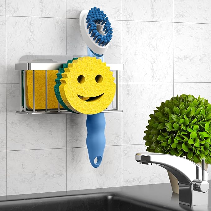 Sponge Holder Smiley Face, Sink Caddy - Image 6