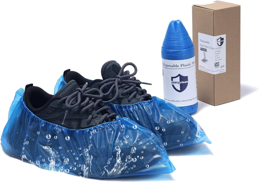 Roll CPE Shoe Covers Disposable,Booties for Shoes Covers,Non-Slip,Waterproof,...