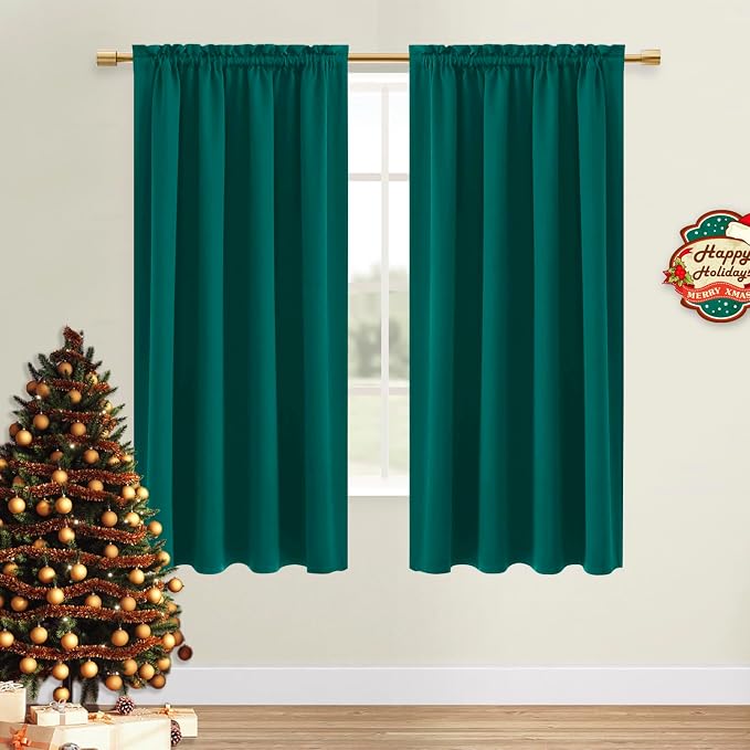 DWCN Blackout Curtains Thermal Insulated, Energy Saving & Noise Reducing - Image 9