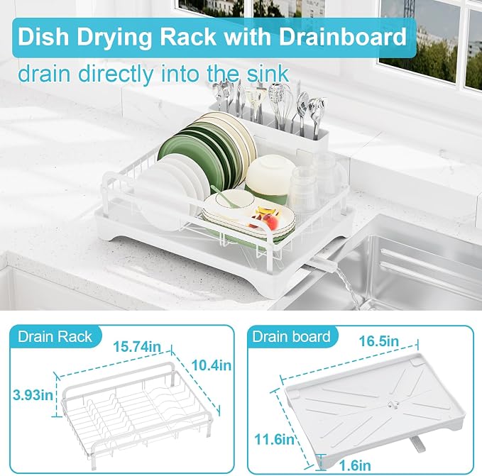 Dish Drying Rack for Kitchen Counter - Image 3
