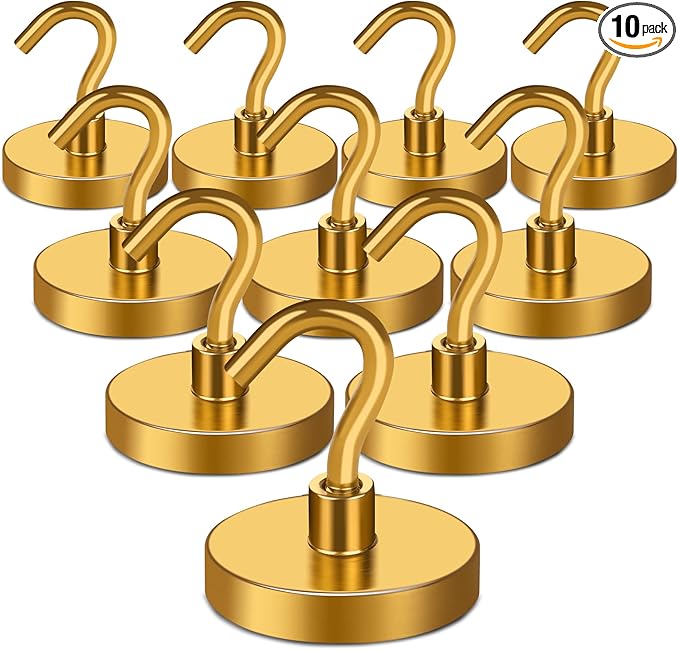 MIKEDE Magnetic Hooks, 150LB Heavy Duty Magnets by MIKEDE