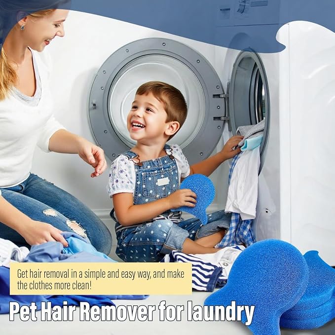6PCS Reusable Pet Hair Remover for Laundry - Image 6