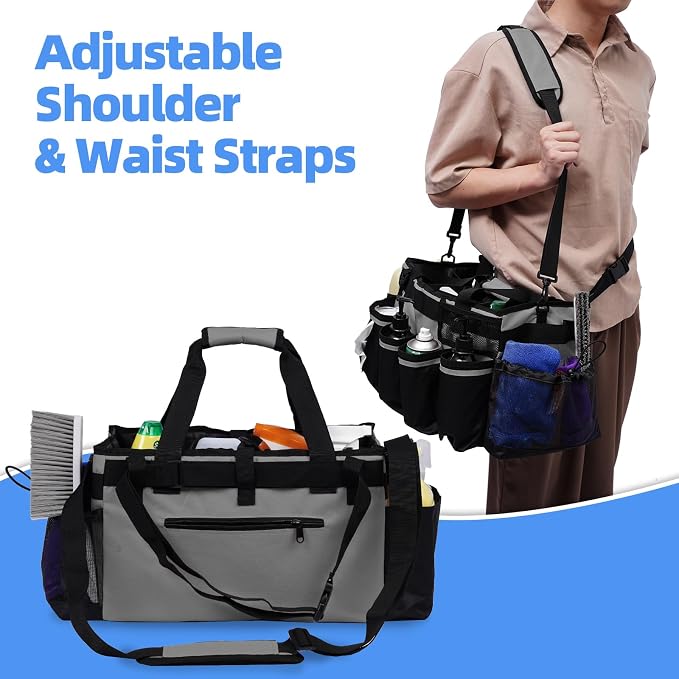 Large Cleaning Supplies Bags for Housekeepers, Professional Wearable Cleaning - Image 5