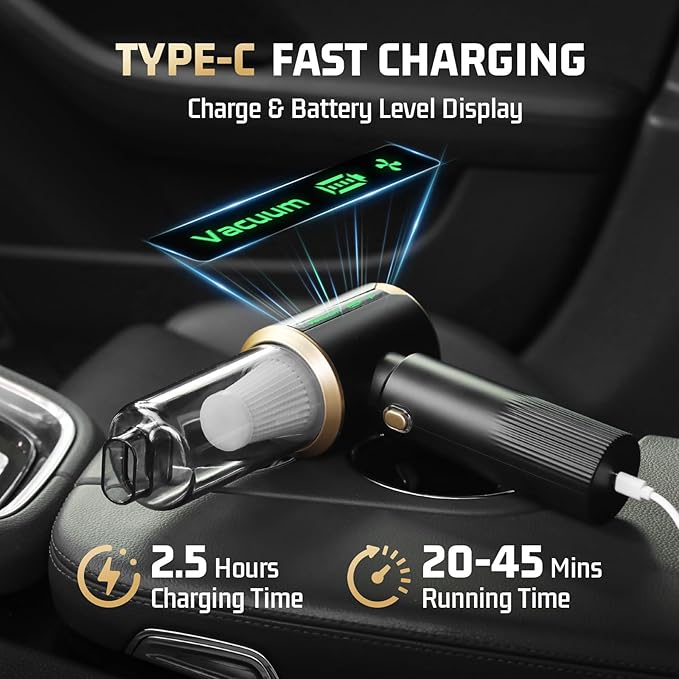 Car Handheld Vacuum Cordless: Car Vacuum Cleaner - Image 3