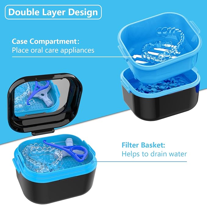 BVN Denture Bath Denture Case: Denture Cup - Image 3