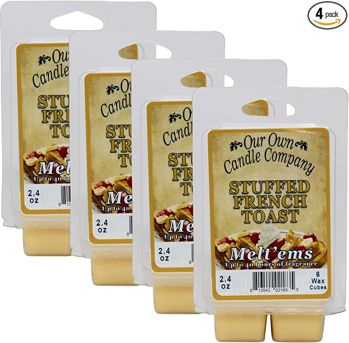 Our Own Candle Company Premium Wax Melt, Stuffed French Toast Scent, Handmade by OurOwnCandleCompanycandles