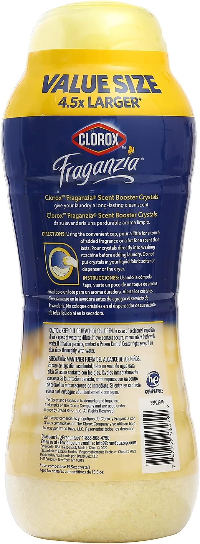 Clorox Fraganzia Laundry Scent Booster Crystals in Vanilla Scent - Image 6