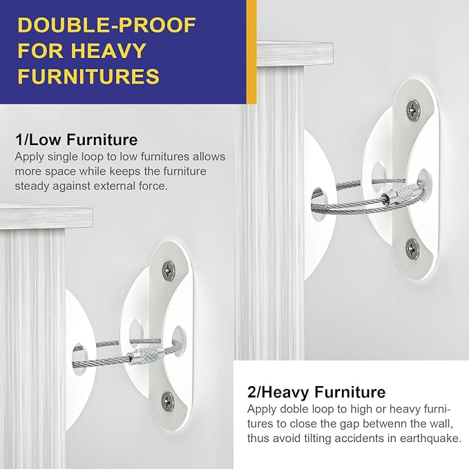 4our Kiddies 10 Pack Furniture Anchors - Image 7