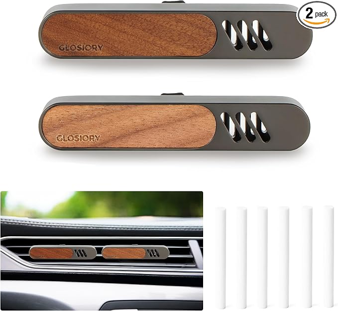 2 Packs Car Air Freshener Diffuser, Essential Oil Diffusers Vent Clip, Perfume by Unknown