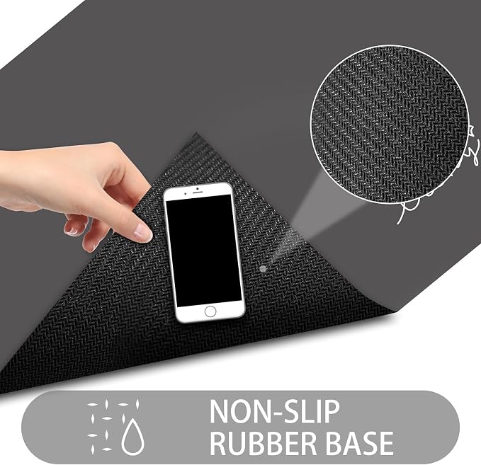 Ultra Thin Door Mat Indoor Entrance, 1/10 in Thin Door Mats - Image 4