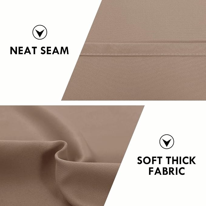 DWCN Blackout Curtains for Living Room Thermal Insulated, Energy Saving & Noise - Image 6