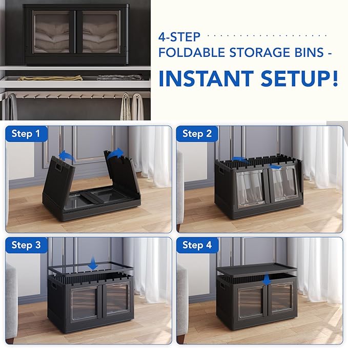 FLEXIMOUNTS 228 QT Stackable Storage Bins - Image 2