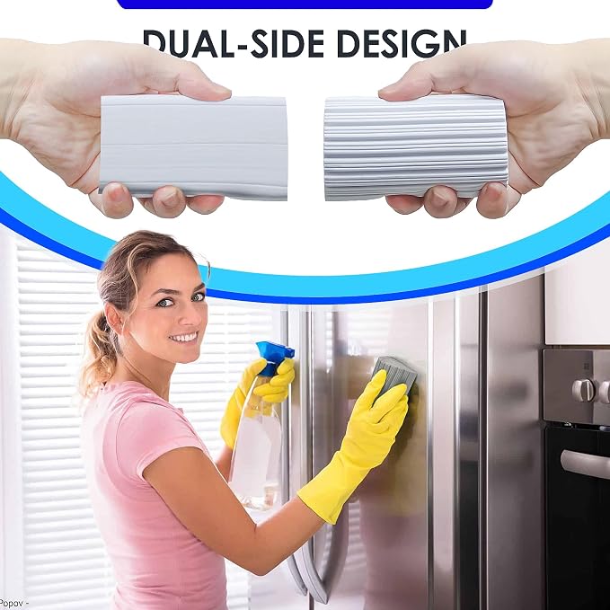 6 Pack Damp Clean Duster Sponge, Reusable Sponge, Duster - Image 3