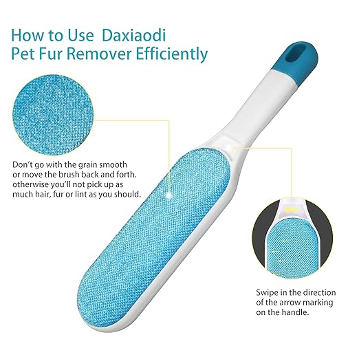 2 Pack Furniture Lint Remover Brushes, Double Sided Self Cleaning Loose Hair - Image 7