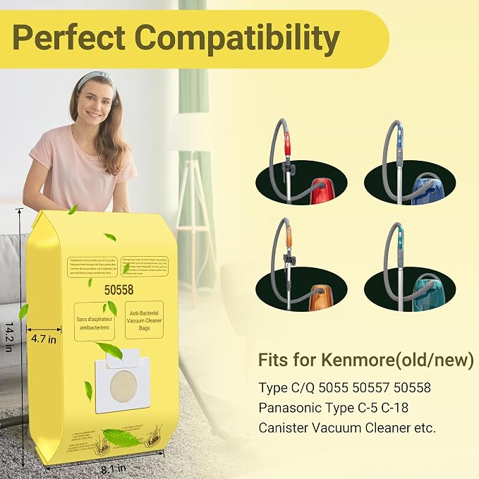 50558 Vacuum Cleaner Bags Replacement - Image 2