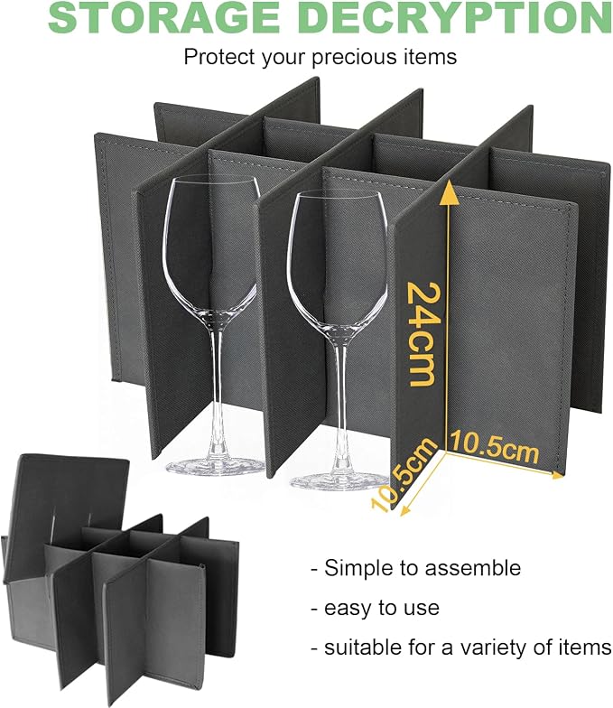 Wine Glass Sorage Box, Stemware Storage Cases - Image 6