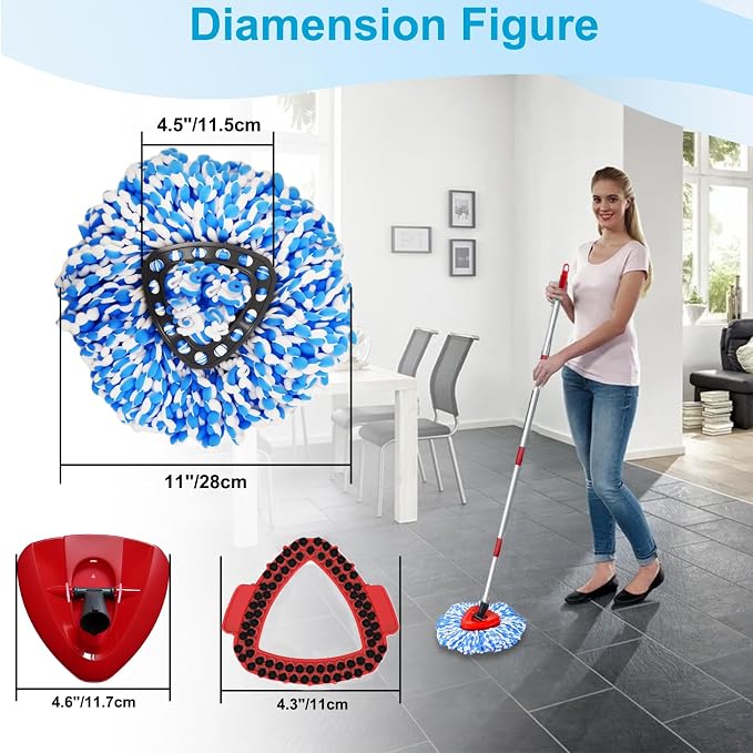 8-Pack Reusable Mop Head Replacement - Image 3