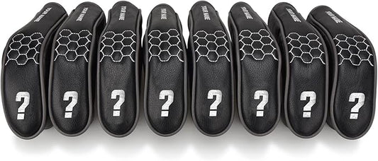 mytag 8PCS Golf Hybrid Iron Covers Set, Knit Hybrid Head Covers, Fits Cobra T by MytagGolf