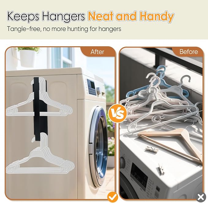 Magnetic Hanger Organizer, Strong Magnetic Hanger Holder - Image 4
