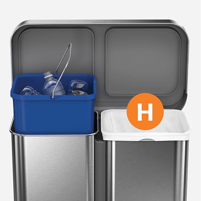simplehuman Code H 100 Count, Dispenser Pack Custom Fit Liners, Drawstring - Image 4