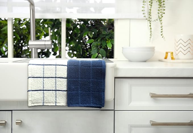 100% Cotton Terry Dish Cloth & Dish Towel, 6 Pack, Super Soft and Absorbent - Image 5