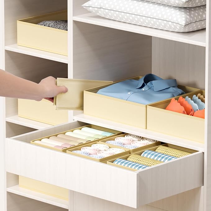 DIMJ Drawer Organizer Clothes - Image 7