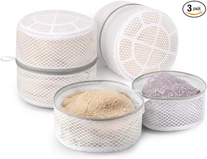 Muchfun 3Pcs Bra Wash Bags, Honeycomb Mesh Laundry Bags by Muchfun