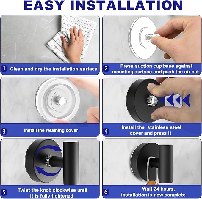 Suction Cup Hooks, Shower Hooks - Image 4