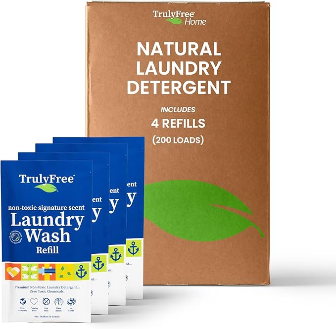 TRULY FREE - Laundry Detergent for Sensitive Skin + Signature Scent Fabric - Image 2