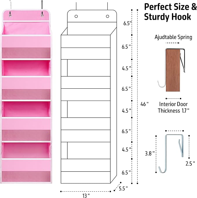 Over The Door Hanging Organizer - Image 2