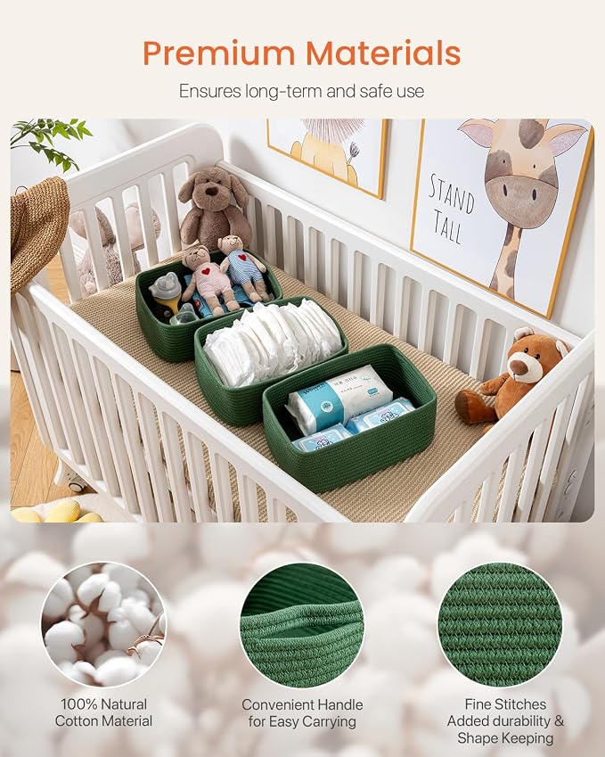 Small Woven Basket, 13.5 x 9.5 x 5 Inches, Storage Basket - Image 4