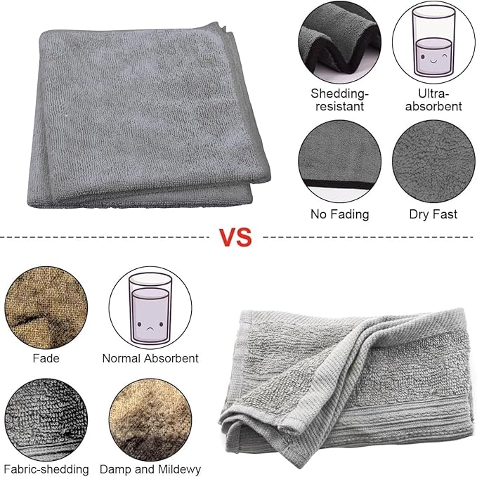 Single Microfiber Cleaning Cloth 40x40 cm - Image 3