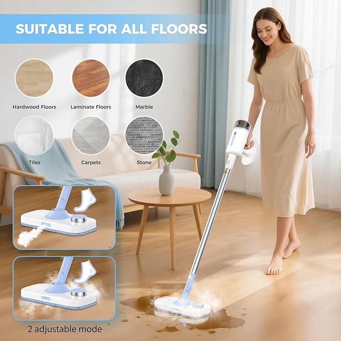 Steam Mop for Floor Cleaning, 7 in 1 Floor Steamer - Image 4