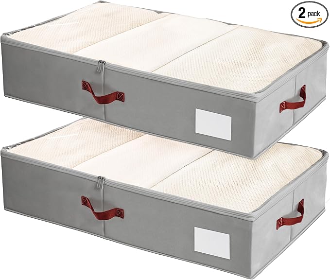 Criusia Under Bed Storage Bins by Criusia