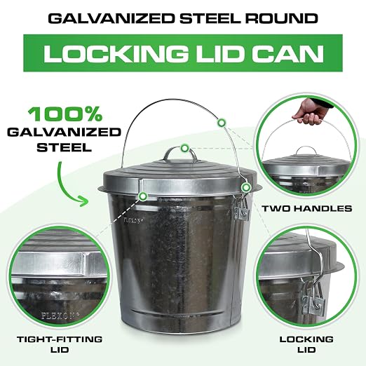 Plexon 10 Gallon Trash Can - Image 3