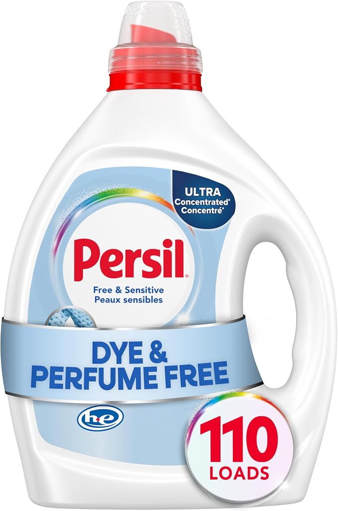 Persil Free & Sensitive Liquid Laundry Detergent, Unscented and Hypoallergenic by Persil