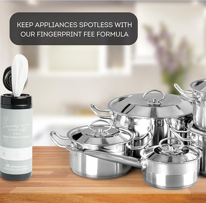 Swanky Stainless Steel Cleaner Wipes - Image 7