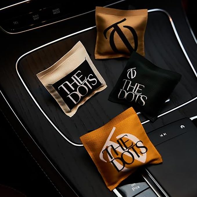 THEDOTS Series Frosted Ebony Car Vent Clip, Fabric Sachet Air Freshener - Image 5