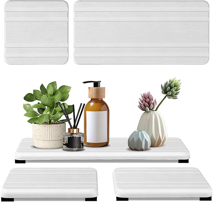 3PCS Water Absorbing Stone Tray, DryingNeat Diatomite Stone Sink Tray, Instant by Unknown