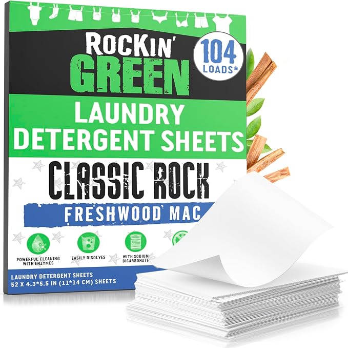 Rockin' Green Travel Laundry Detergent Sheets by RockinGreen