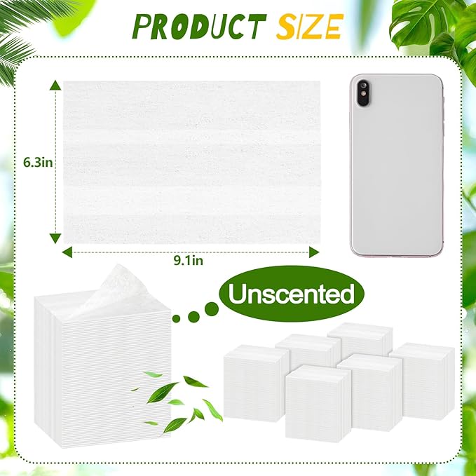 600 Count Unscented Dryer Sheets Fabric Softener Fresh Scent Dryer Sheets Bulk - Image 2