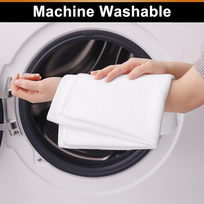 Homaxy 100% Cotton Waffle Weave Kitchen Towels - Image 5