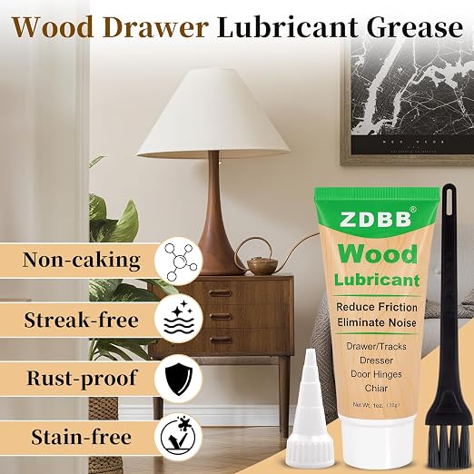 Wood Drawer Wax Lubricant Paste Door-Ease Lubricant Wear-Resistant Eliminate - Image 2