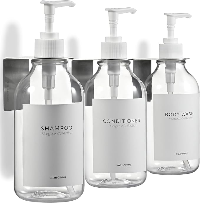 MaisoNovo Shampoo and Conditioner Dispenser by MaisoNovo-TheArtofSustainableLiving