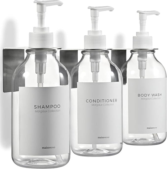 MaisoNovo Shampoo and Conditioner Dispenser by MaisoNovo-TheArtofSustainableLiving