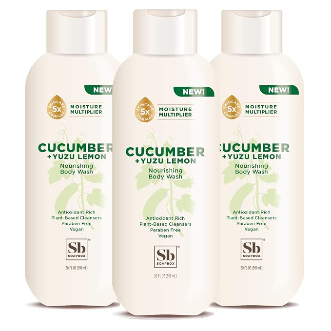 Soapbox Cucumber + Yuzu Lemon Body Wash by Soapbox