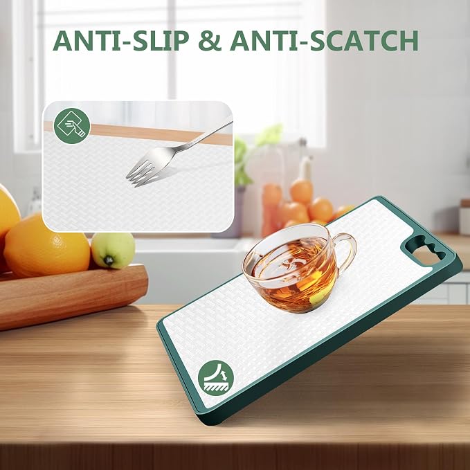 Shelf Liners, Non-Adhesive Drawer Liner, Waterproof & Oil-Proof Kitchen C...