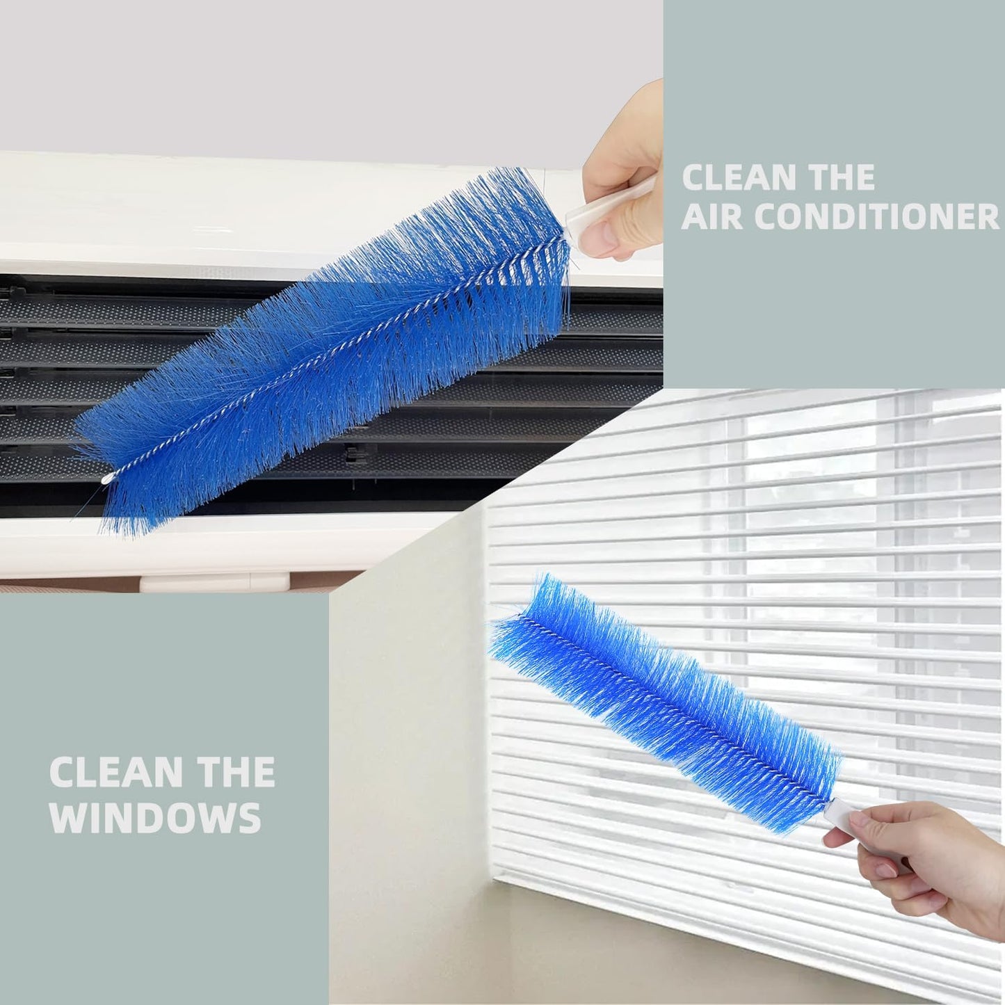 Fan Brush, CN1ST Fan Cleaning Brush Reusable Removes Dirt from Fans, Air Conditioning, Home, Car Vents Curtain and More